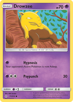 Drowzee #71 PSA 10