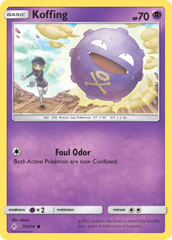 Koffing Unbroken Bonds #73