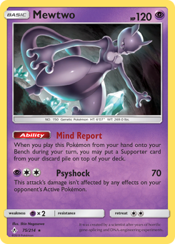 Mewtwo #75 Unbroken Bonds