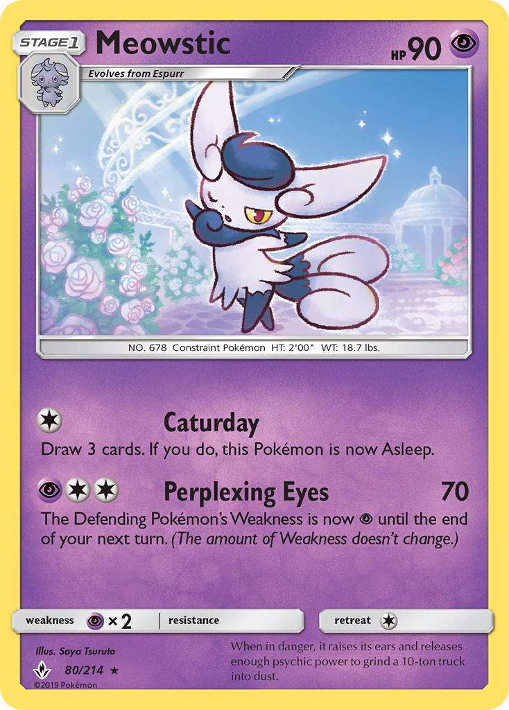 Meowstic #80 Unbroken Bonds
