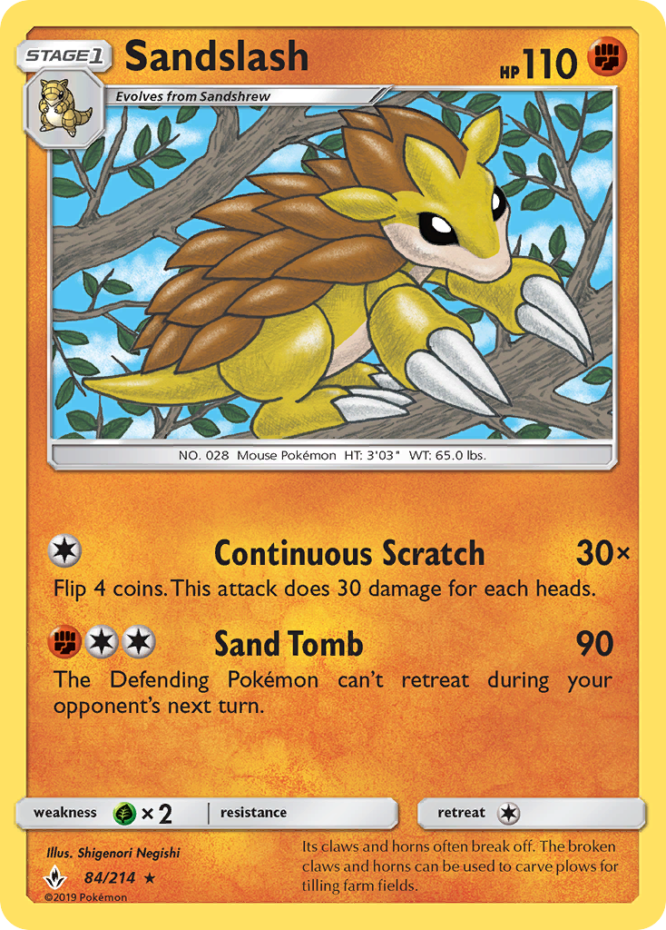 Sandslash #84 Unbroken Bonds