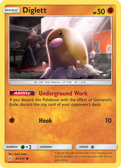Diglett #85 Unbroken Bonds
