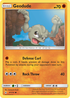 Geodude #87 Unbroken Bonds