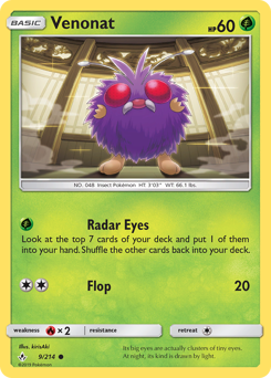 Venonat #9 Unbroken Bonds