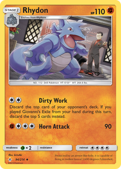 Rhydon #94 Unbroken Bonds