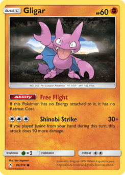 Gligar #98 Unbroken Bonds