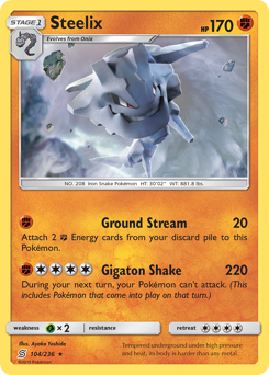 Steelix Unified Minds #104