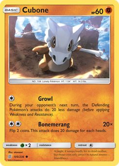 Cubone #105 Unified Minds