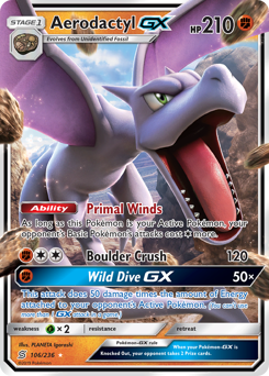 Aerodactyl-GX #106 Unified Minds