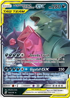 Mega Sableye & Tyranitar-GX Unified Minds #126