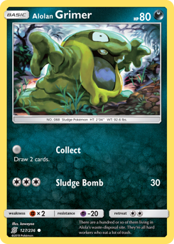 Alolan Grimer #127 Unified Minds
