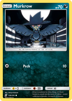 Murkrow Unified Minds #129