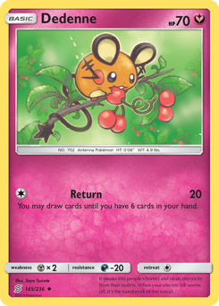Dedenne Unified Minds #145
