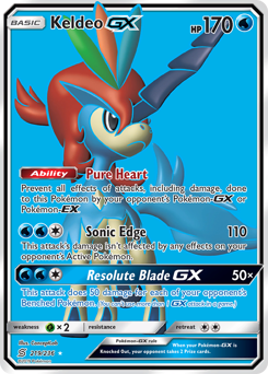 Keldeo-GX #219 Unified Minds