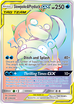 Slowpoke & Psyduck-GX #239 Unified Minds