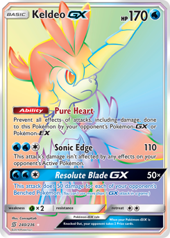 Keldeo-GX #240 Unified Minds