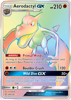Aerodactyl-GX #244 Unified Minds