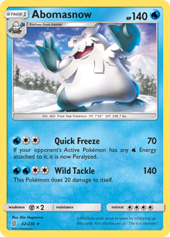 Abomasnow Unified Minds #42
