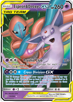 Espeon & Deoxys-GX Unified Minds #72