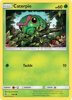 Caterpie #1 Hidden Fates