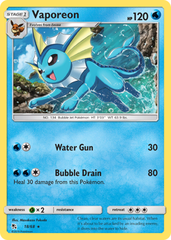 Vaporeon Hidden Fates #18
