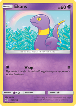 Ekans #25 Hidden Fates
