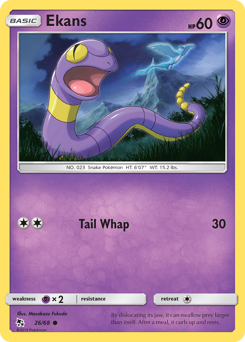 Ekans #26 Hidden Fates