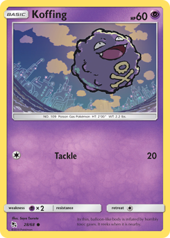Koffing Hidden Fates #28
