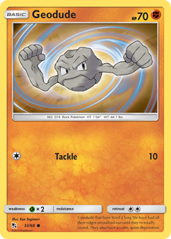 Geodude #33 Hidden Fates