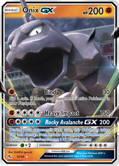 Onix-GX Hidden Fates #36