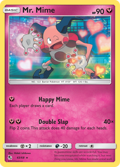 Mr. Mime #43 Hidden Fates