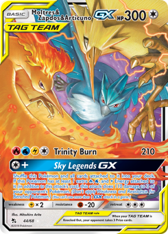 Moltres & Zapdos & Articuno-GX Hidden Fates #44