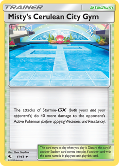 Misty's Cerulean City Gym #61 Hidden Fates
