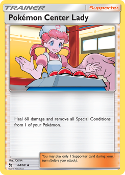 Pokémon Center Lady #64 Hidden Fates