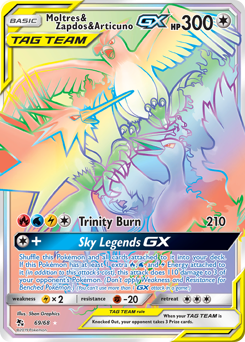 Moltres & Zapdos & Articuno-GX Hidden Fates #69