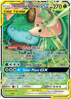Venusaur & Snivy-GX #1 Cosmic Eclipse