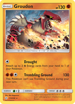 Groudon Cosmic Eclipse #113