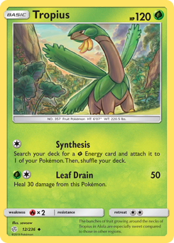 Tropius Cosmic Eclipse #12