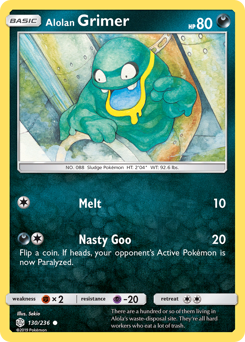 Alolan Grimer #130 Cosmic Eclipse