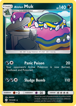 Alolan Muk #131 Cosmic Eclipse