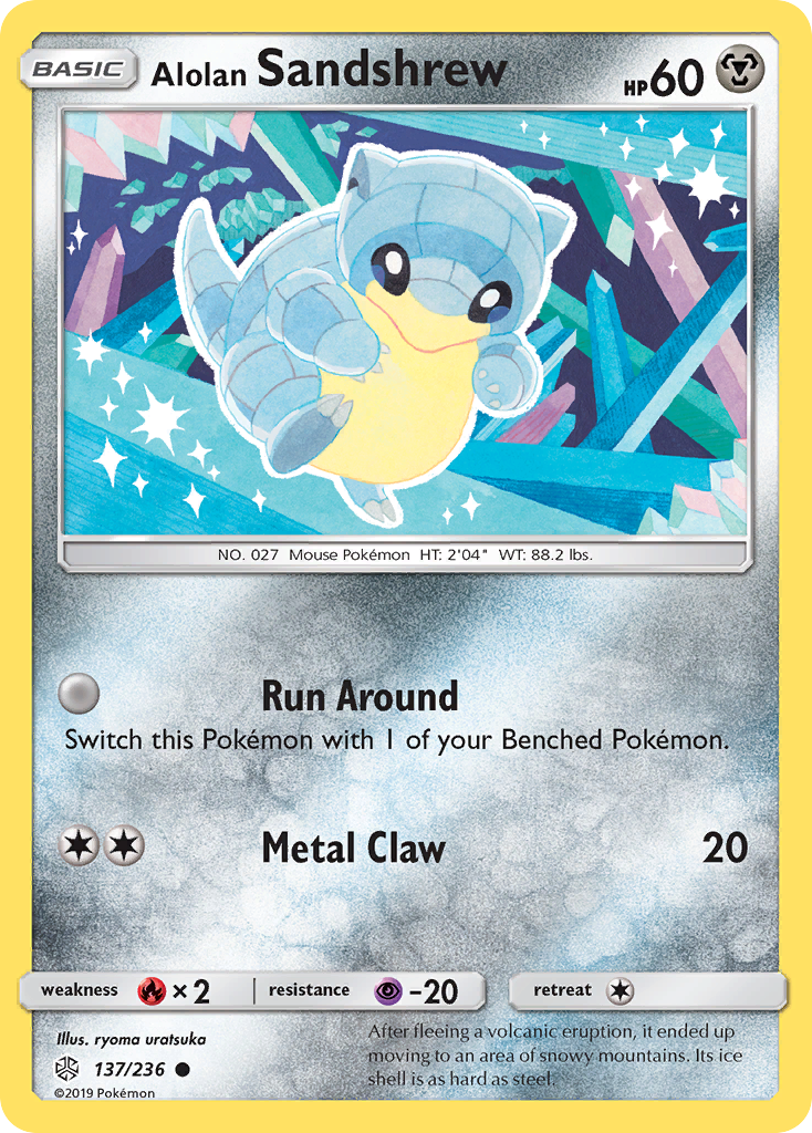 Alolan Sandshrew #137 Cosmic Eclipse