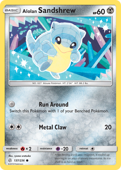 Alolan Sandshrew #137 Cosmic Eclipse
