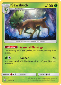 Sawsbuck #16 Cosmic Eclipse