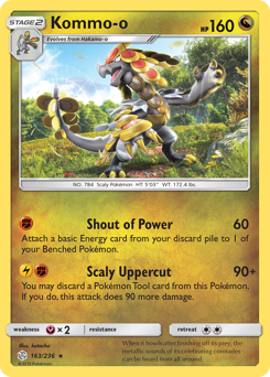 Kommo-o #163 Cosmic Eclipse