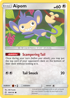 Aipom #169 Cosmic Eclipse