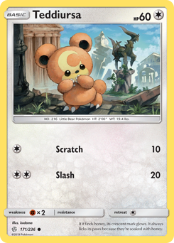 Teddiursa #171 Cosmic Eclipse