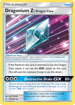Dragonium Z: Dragon Claw #190 PSA 10