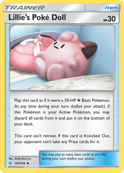Lillie's Poké Doll #197 Cosmic Eclipse