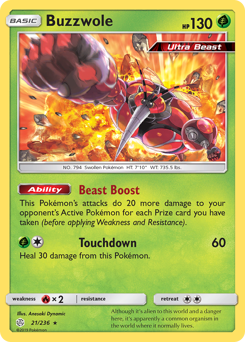 Buzzwole #21 Cosmic Eclipse