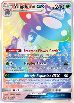 Vileplume-GX #250 Cosmic Eclipse